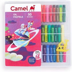 Camel Oil Pastels 50 Shades n 1N Scraping Tool Free